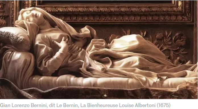Sculpture le Bernin Louise Albertoni