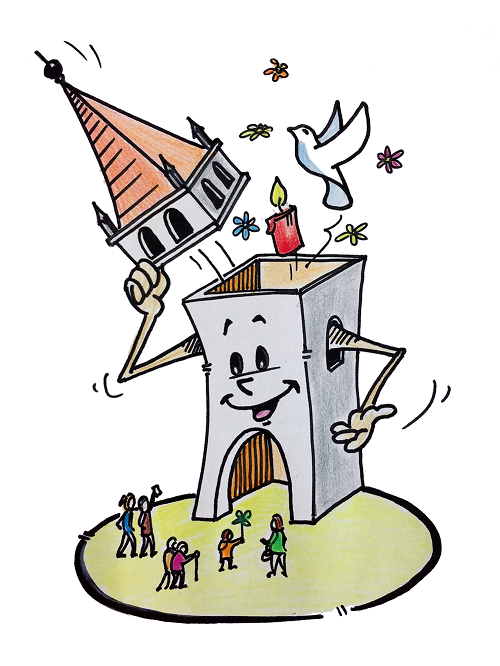 dessin Eglise Ouverte